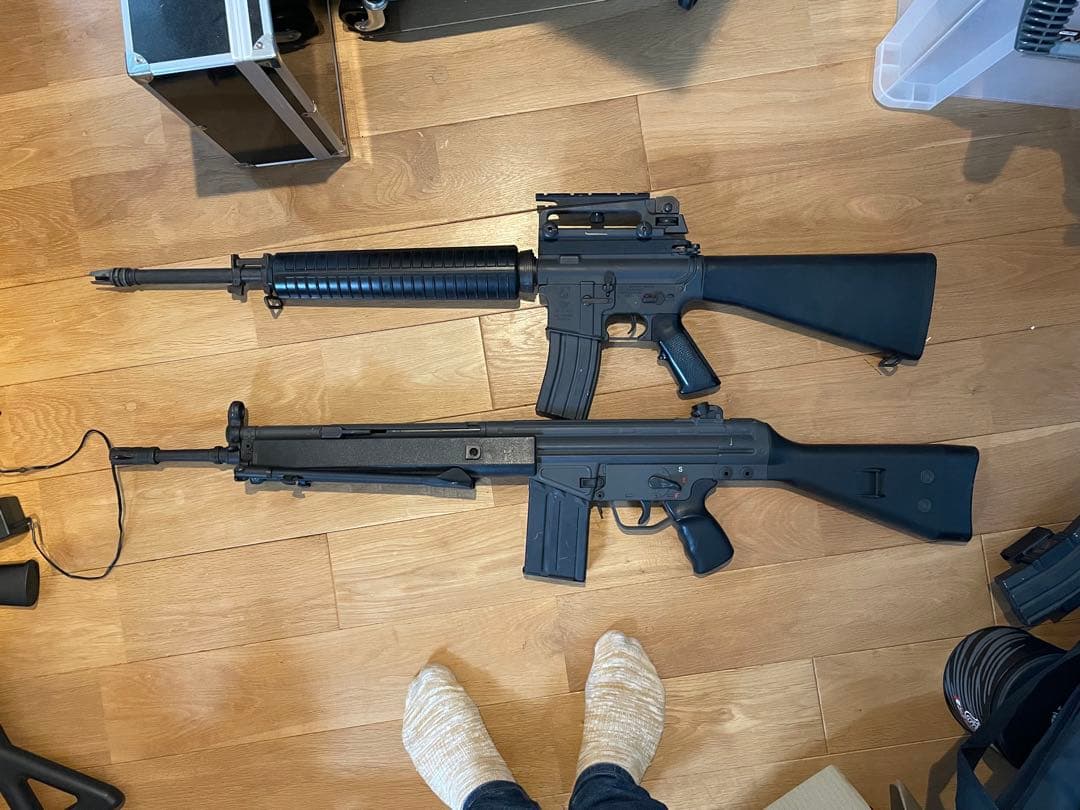 マルイ 電動ガン MP5 RAS とおまけエアガン2丁