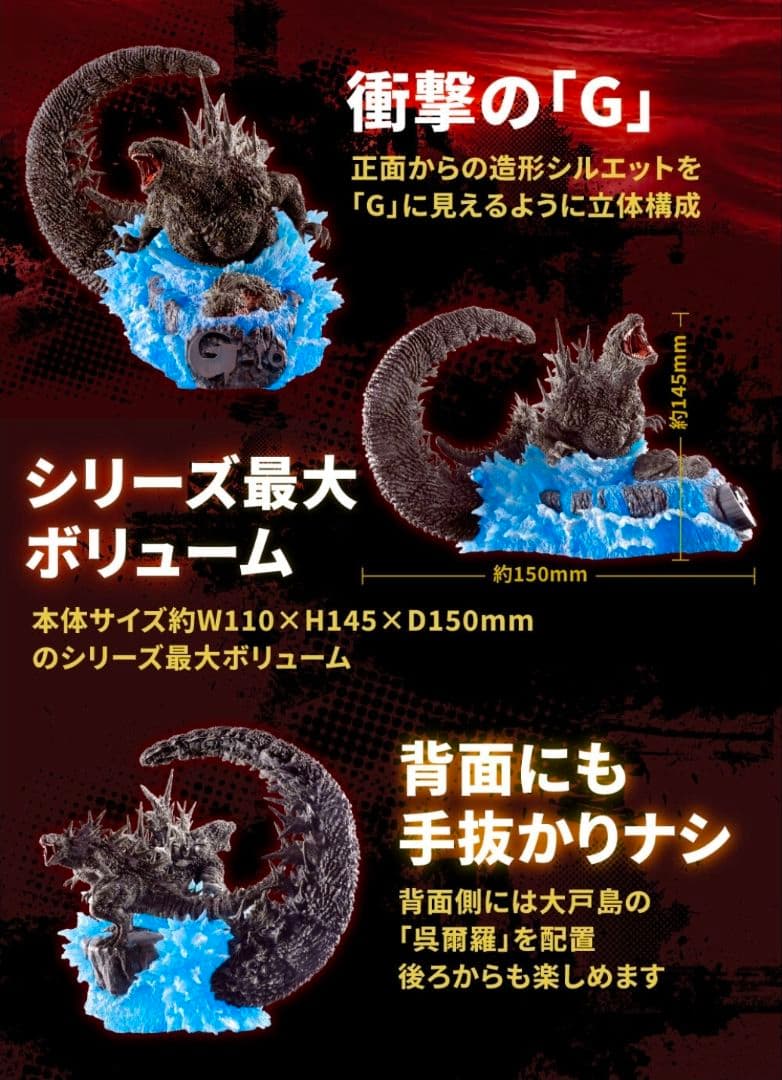 【24時間以内・匿名配送】ゴジラ-1.0 フィギュア プチプラDX