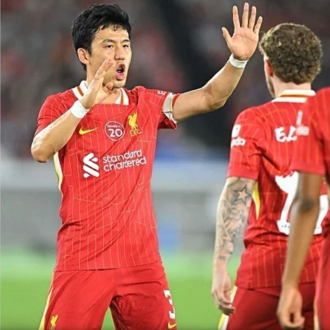リバプール 2025日本ツアー 遠藤航 ユニフォーム 日本代表