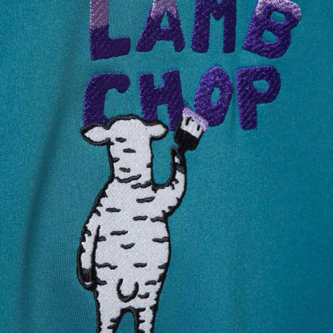 グラニフ　LAMB CHOP ターコイズ ジャージジャケット