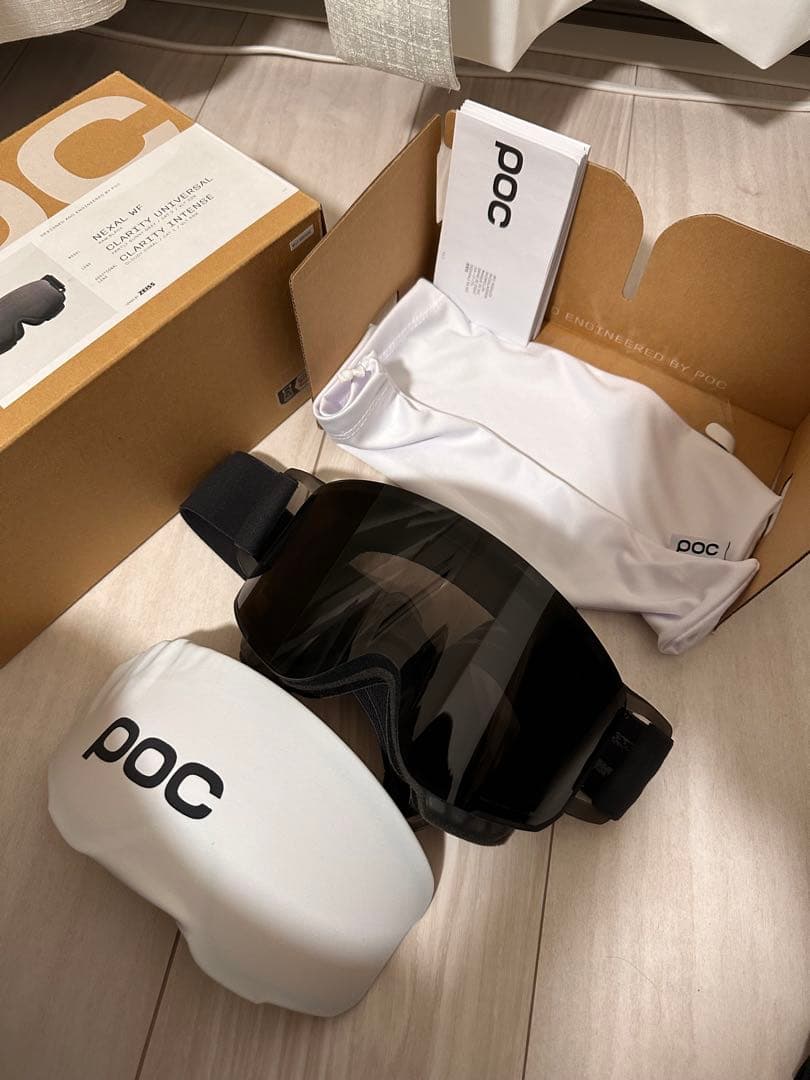 【美品】POC NEXAL WF JAPAN FIT スキーゴーグル ブラック