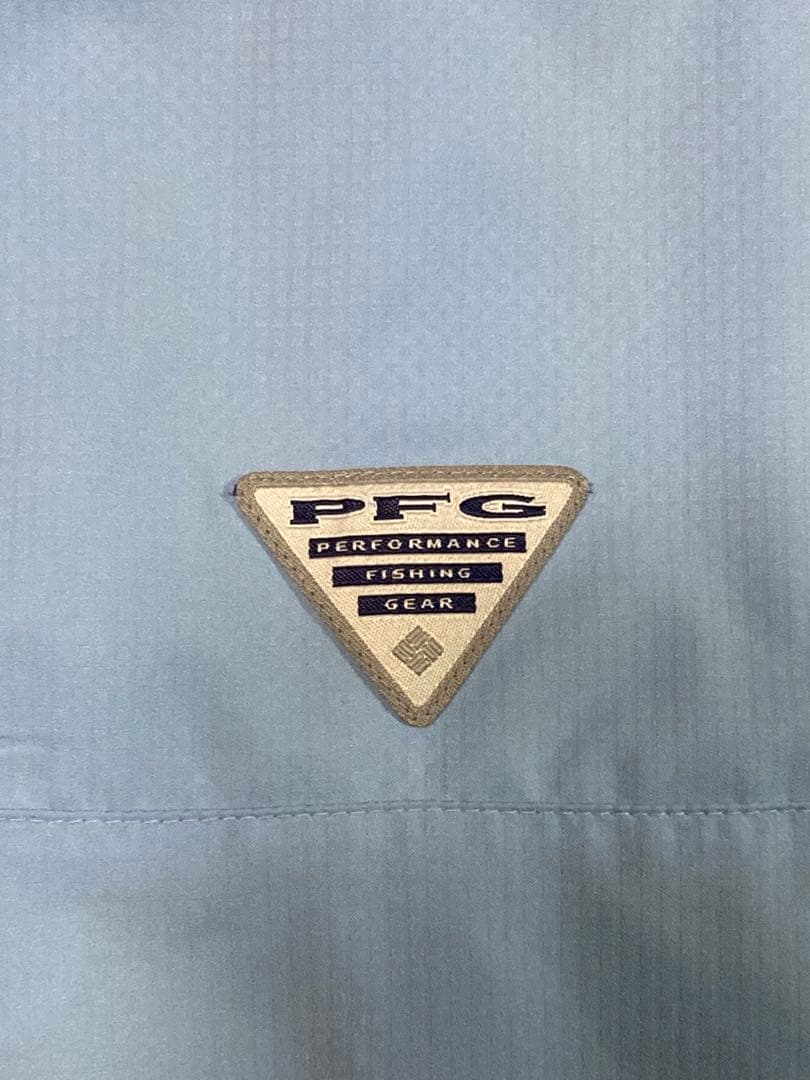 Columbia コロンビア PFG タミアミII 水色 Lサイズ 長袖シャツ