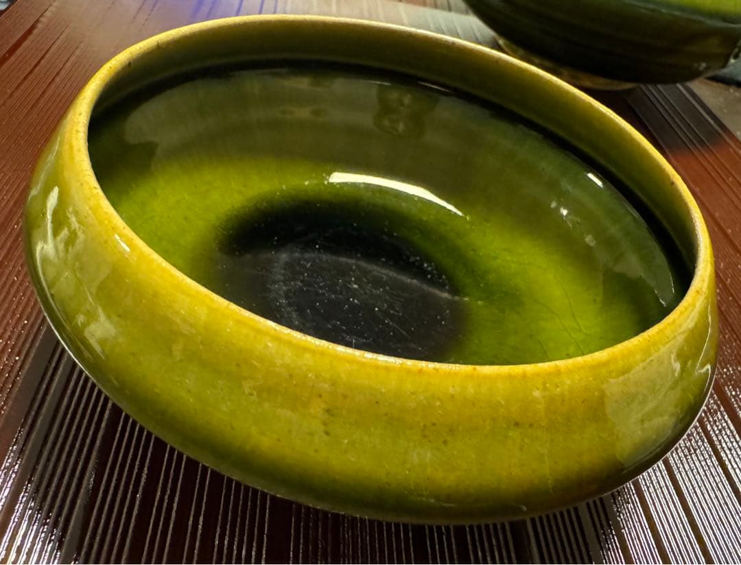 【匿名配送】うつわ★2個セット★作家もの★折縁鉢★和食器★陶芸