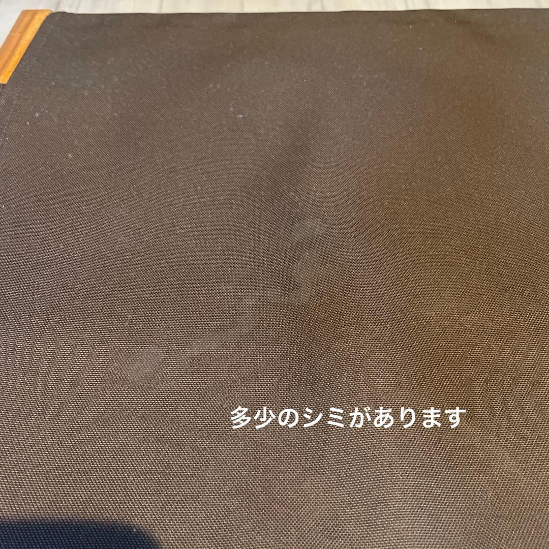 ニトリ　木製折りたたみローチェア　アウトドアチェア　2脚　ブラウン　茶色