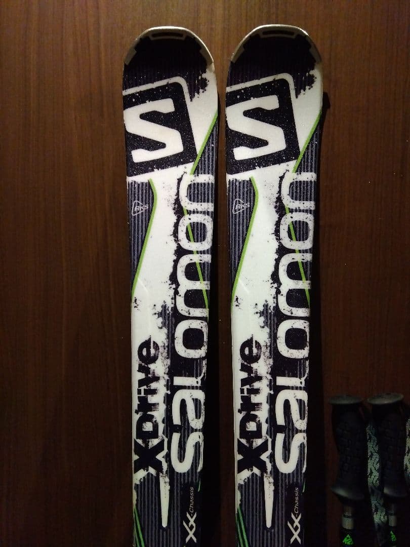 美品【ハイエンド】SALOMON/メンズ用/スキーセット/メンテ・WAX済み✔
