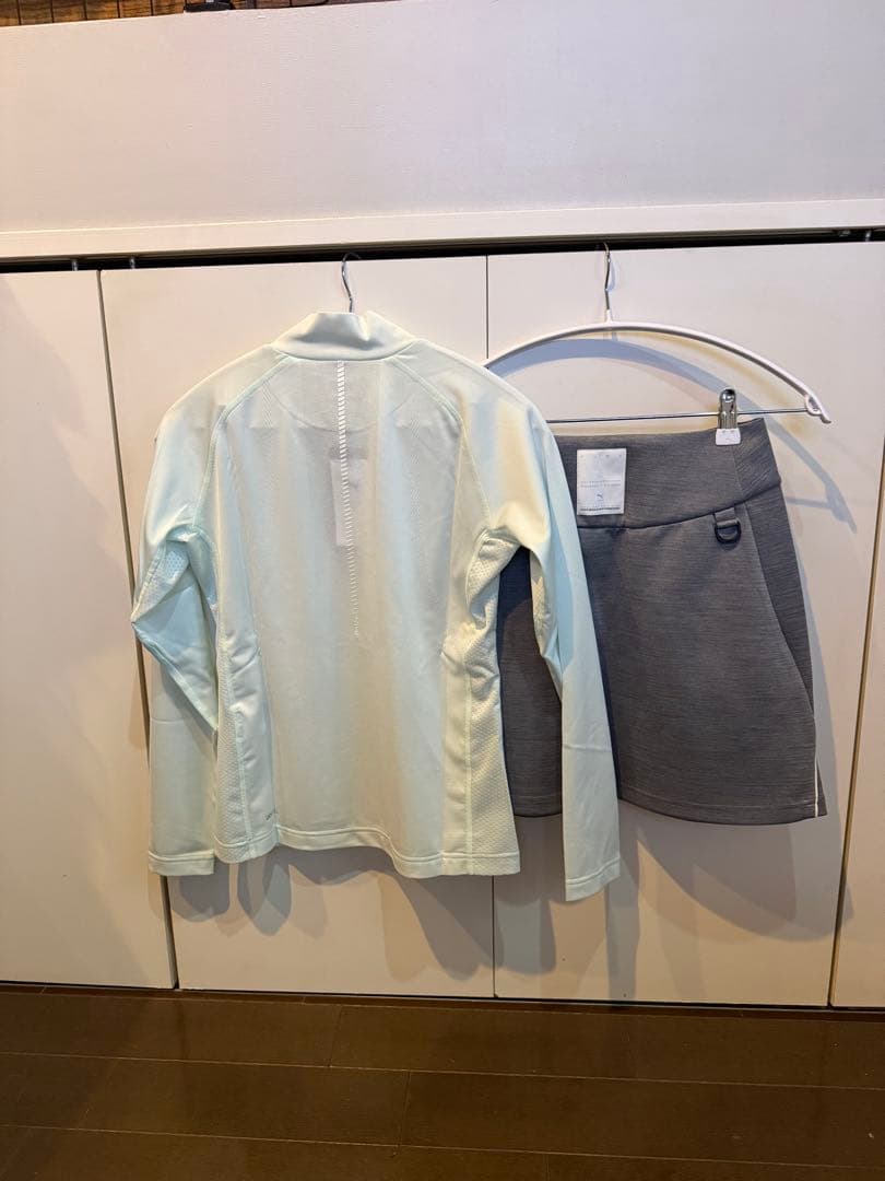 新品　PUMA ゴルフウェア　セット　セットアップ　白　ホワイト