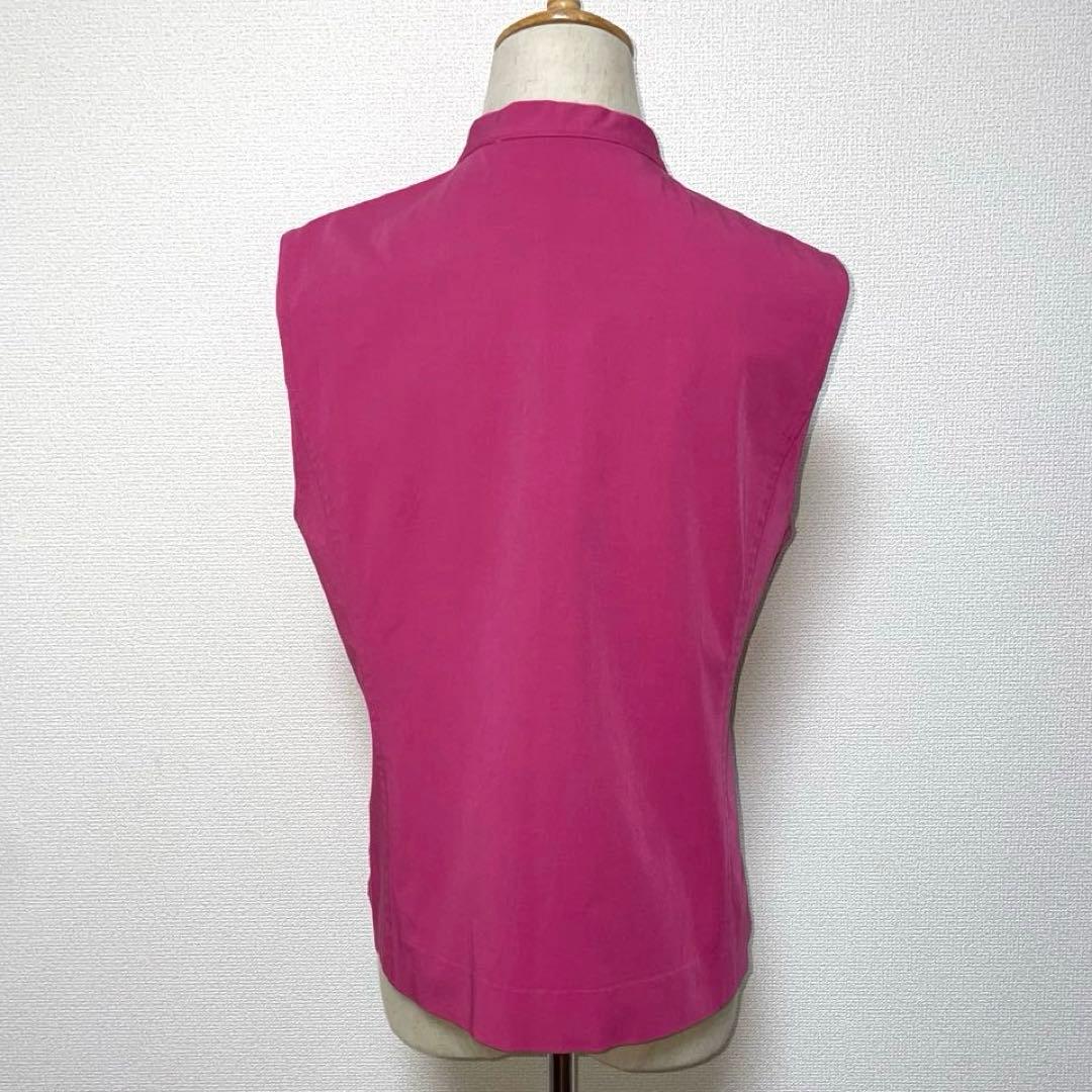 GREEN CLUBS グリーンクラブ ピンク ベスト サイズ1 ジップアップ