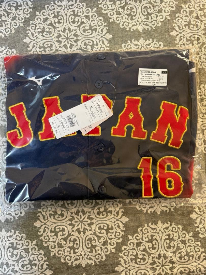 WBCユニフォーム 大谷翔平 M 2026 侍ジャパン ホームビジター新品未使用