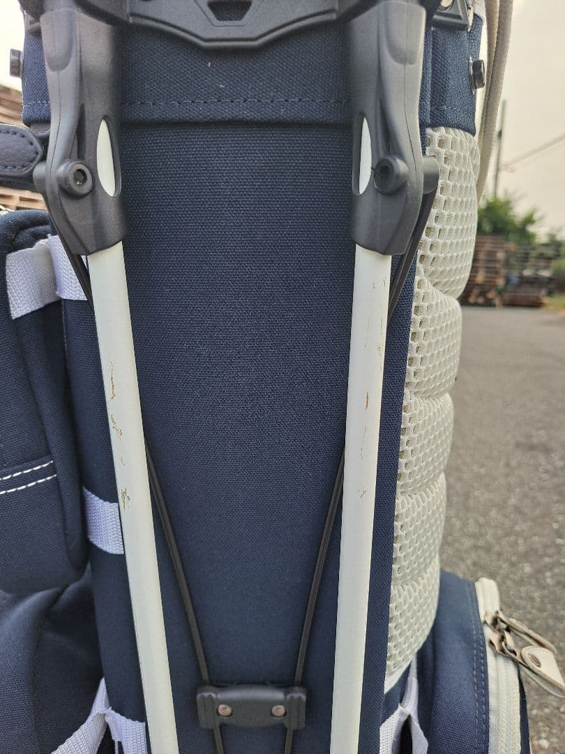 美品 PEARLY GATES ネイビーキャディバッグ ヘッドカバーセット