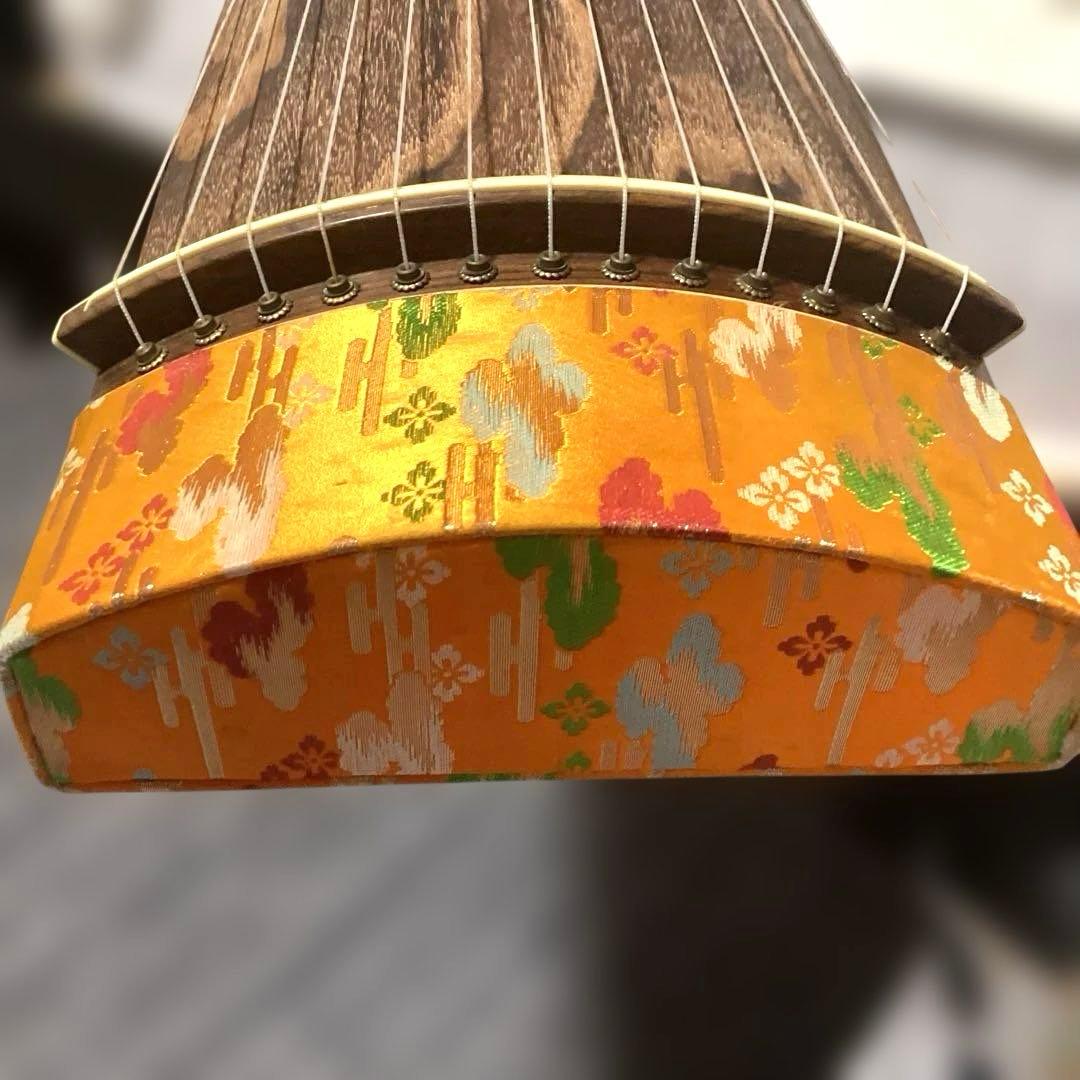 【美品】琴　和楽器　弦楽器 13弦 和琴 木製 13弦琴