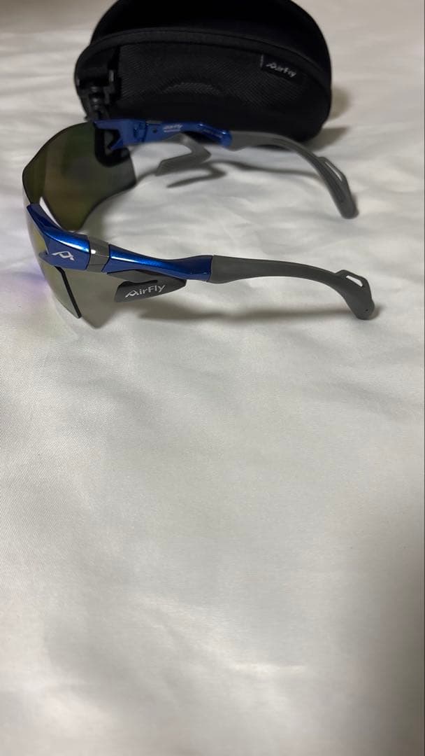 AirFly AF-301 サングラス C-5WV BLUE ミラー 偏光レンズ