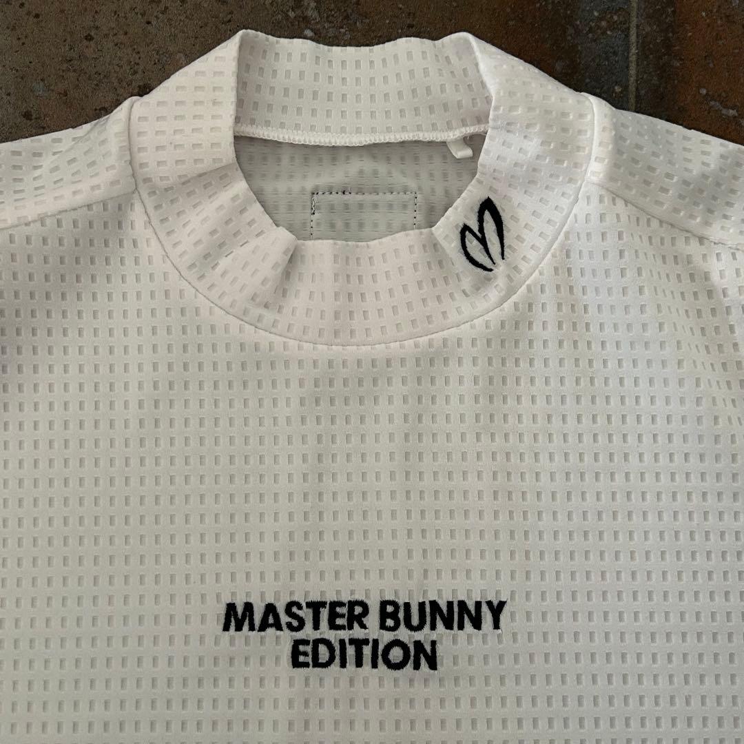 MASTER BUNNY EDITION 半袖　モックネック　サイズ6 ホワイト