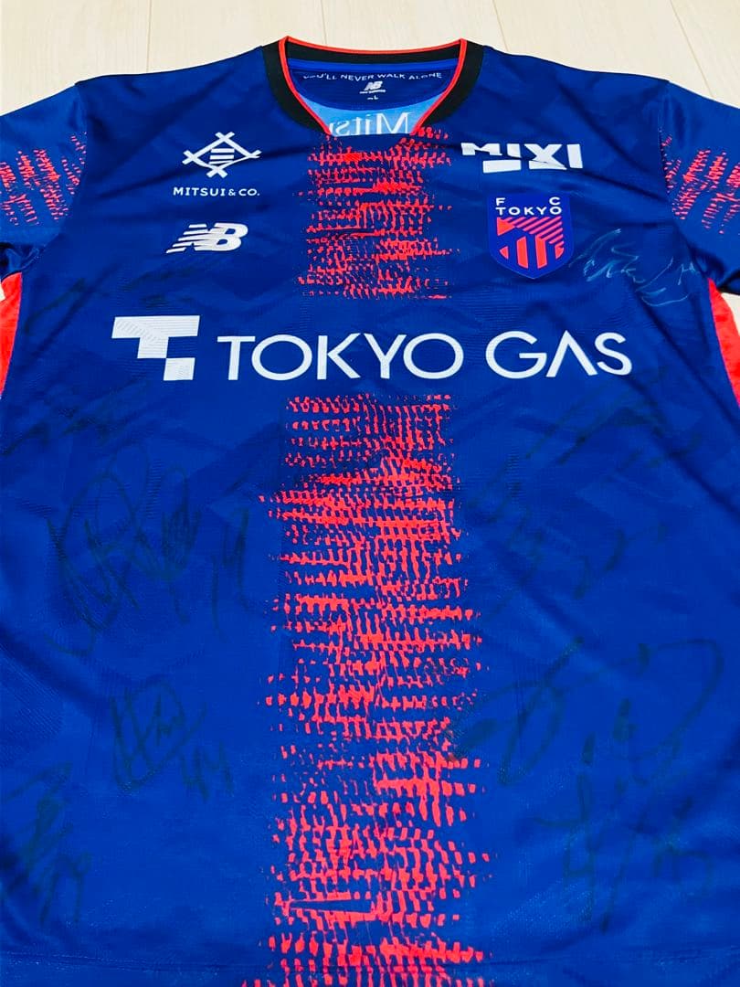 FC東京 2025 1st 岡哲平 オーセンティックユニフォーム 直筆サイン入り