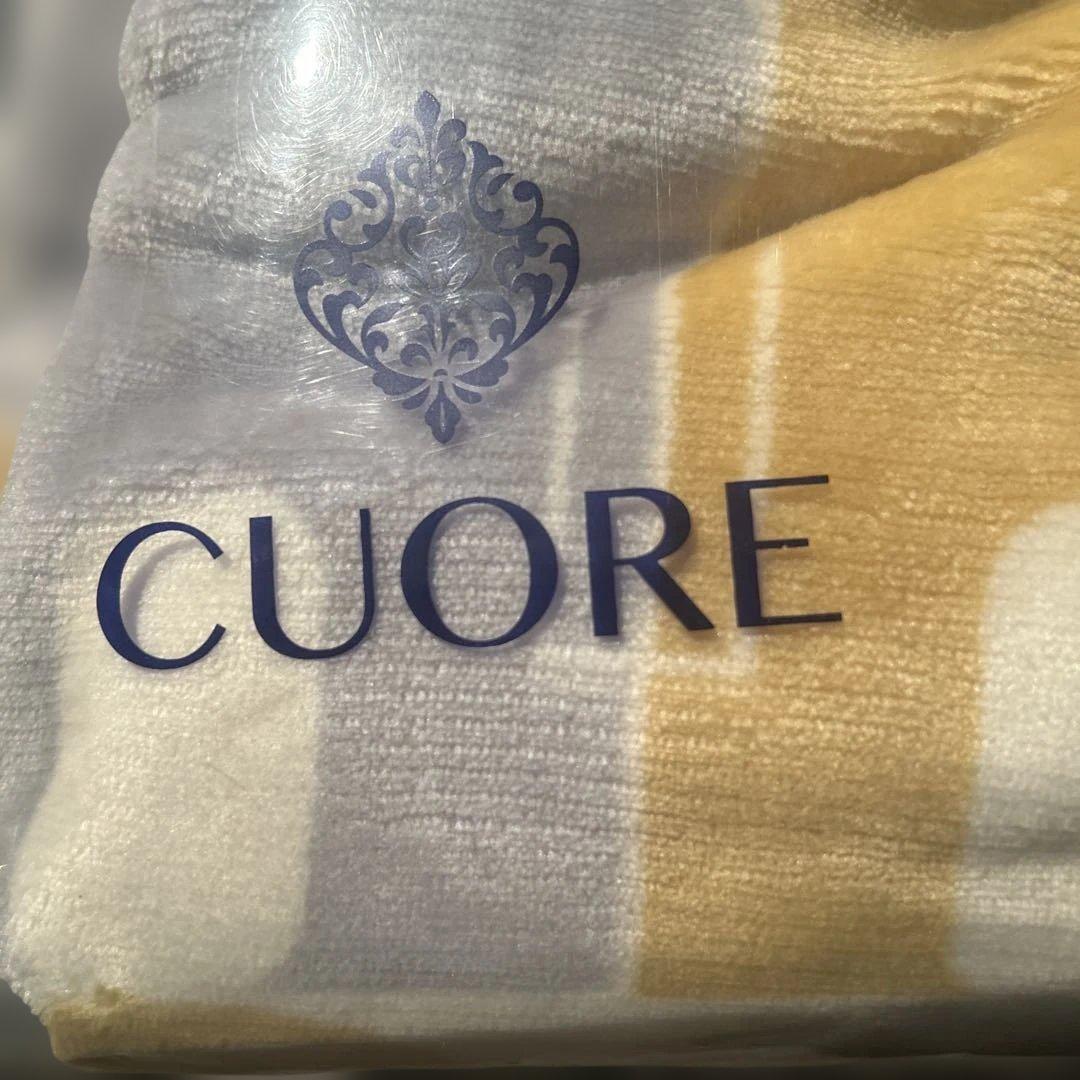 《新品》CUORE 象柄 ブランケット シングル 140x200cm 毛布