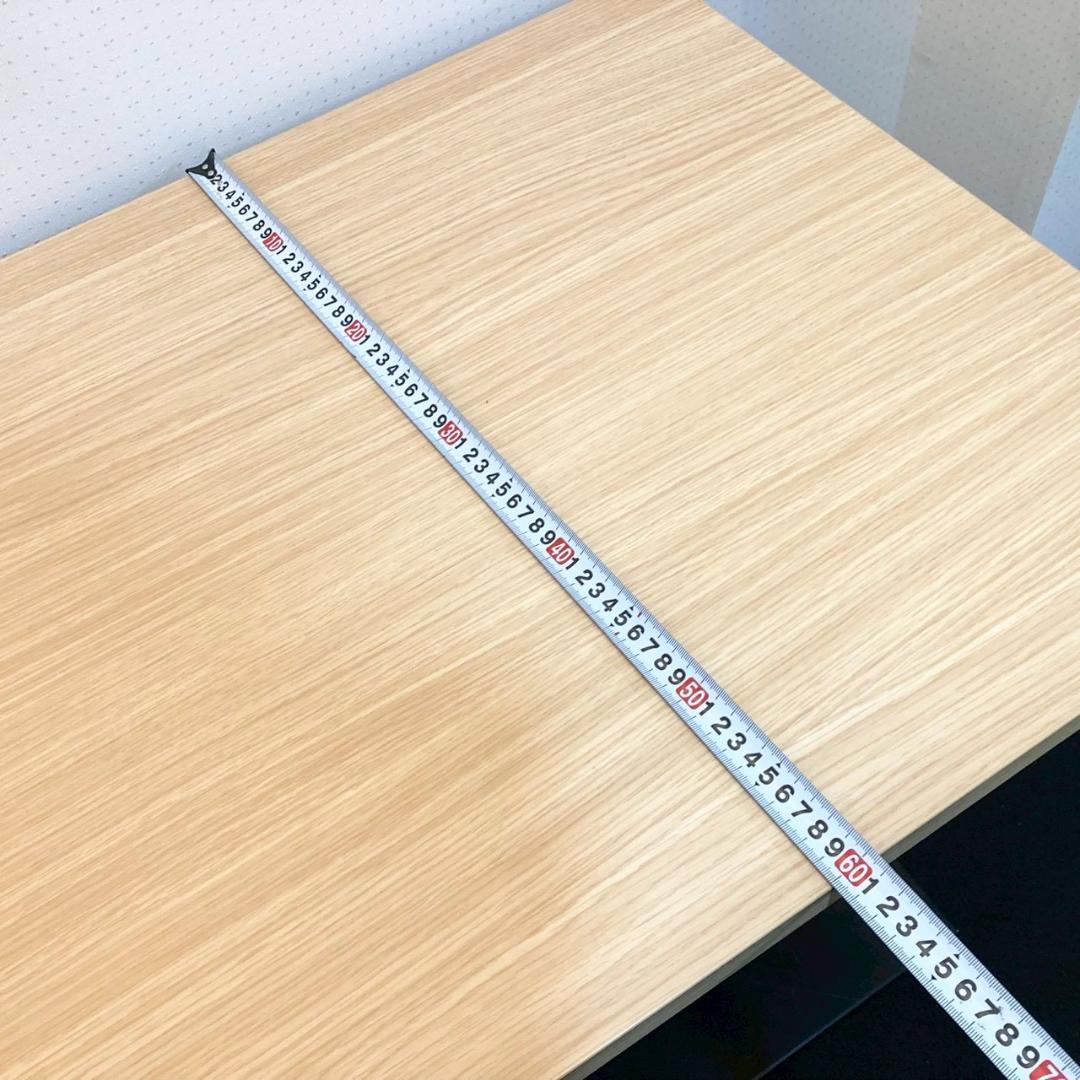 【引取限定】パブリック 木目調 カフェテーブル ミーティングテーブル