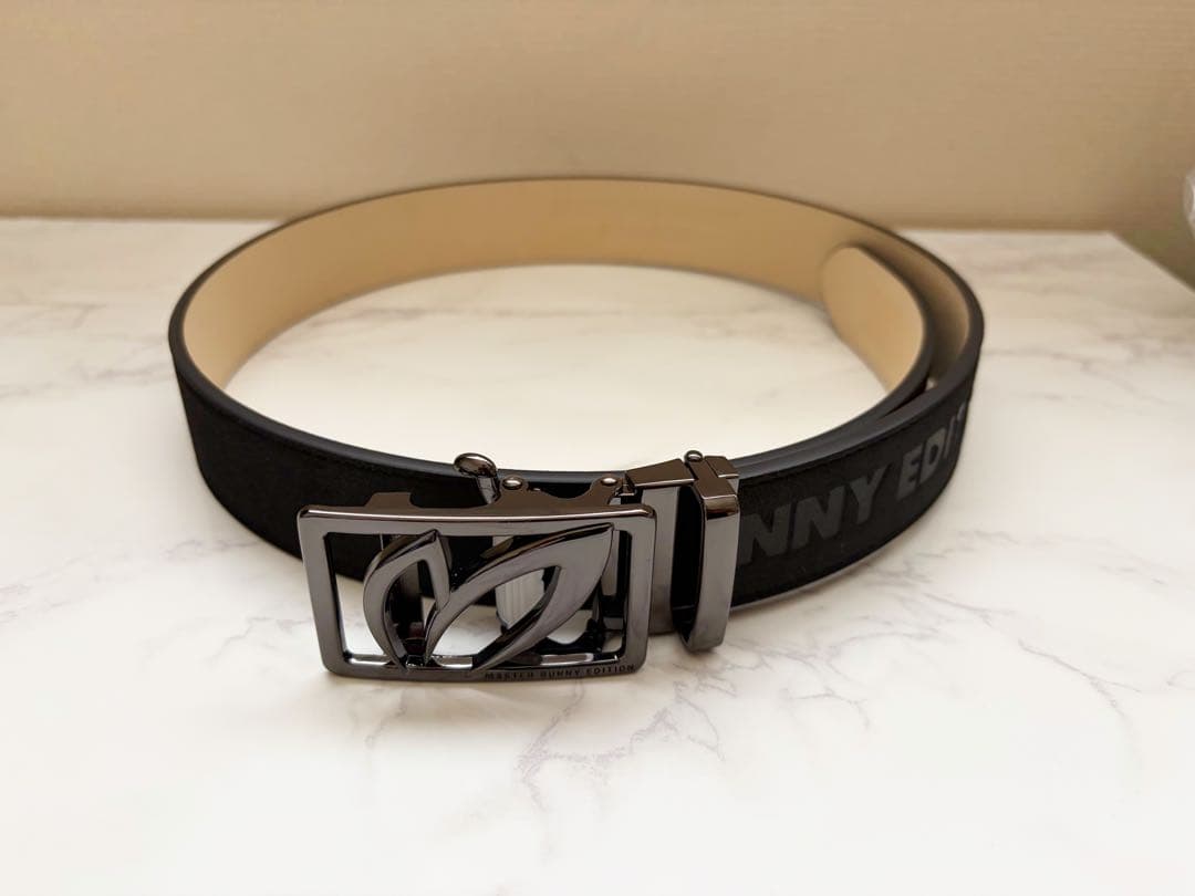 【美品】マスターバニー ヌバック スライドバックルベルト (UNISEX)