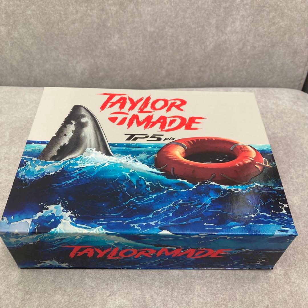 【新品】限定品テーラーメイドTP5/pixシャーク JAWSゴルフボール1ダース