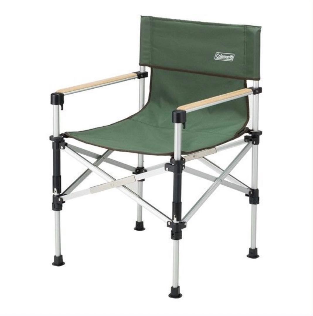 Coleman アウトドアチェア 2 wayレッド グリーン 収納バッグ付き