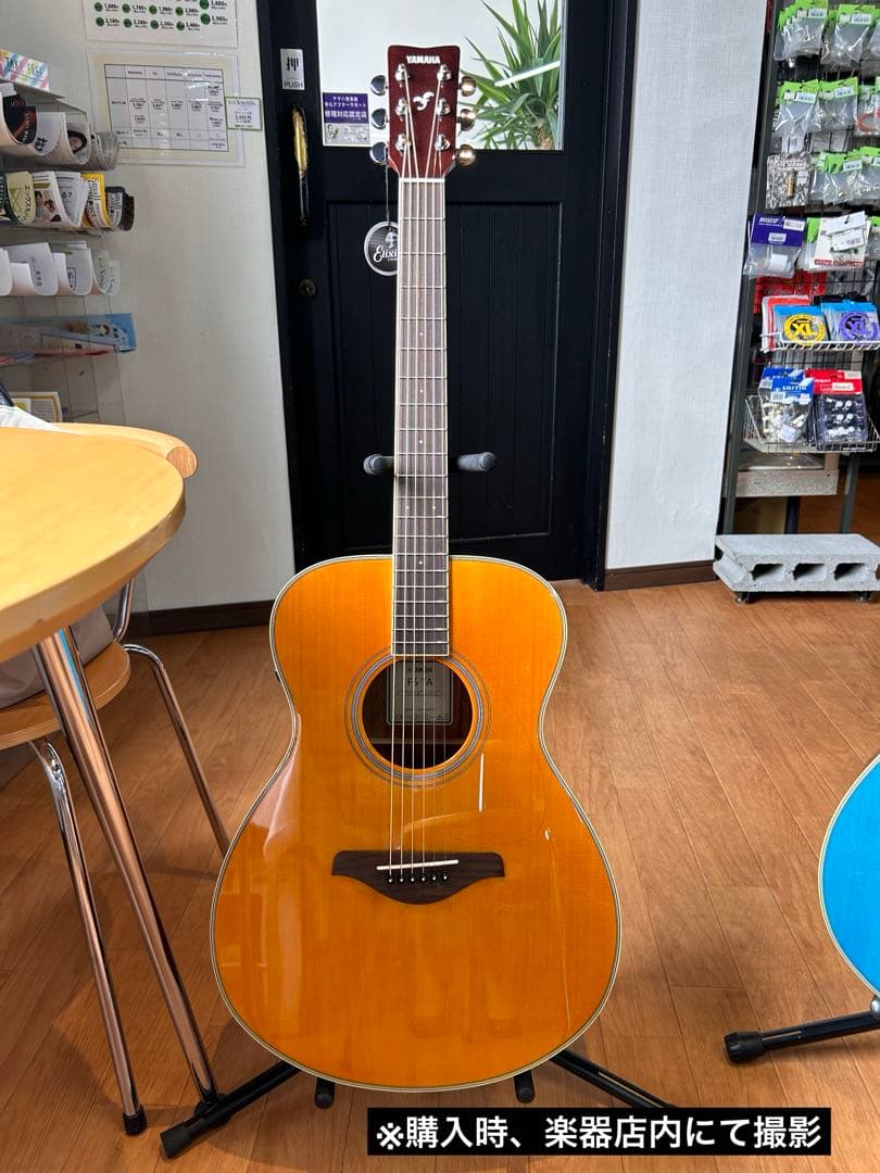 【美品】YAMAHA FS-TA トランスアコースティックギター トップ単板