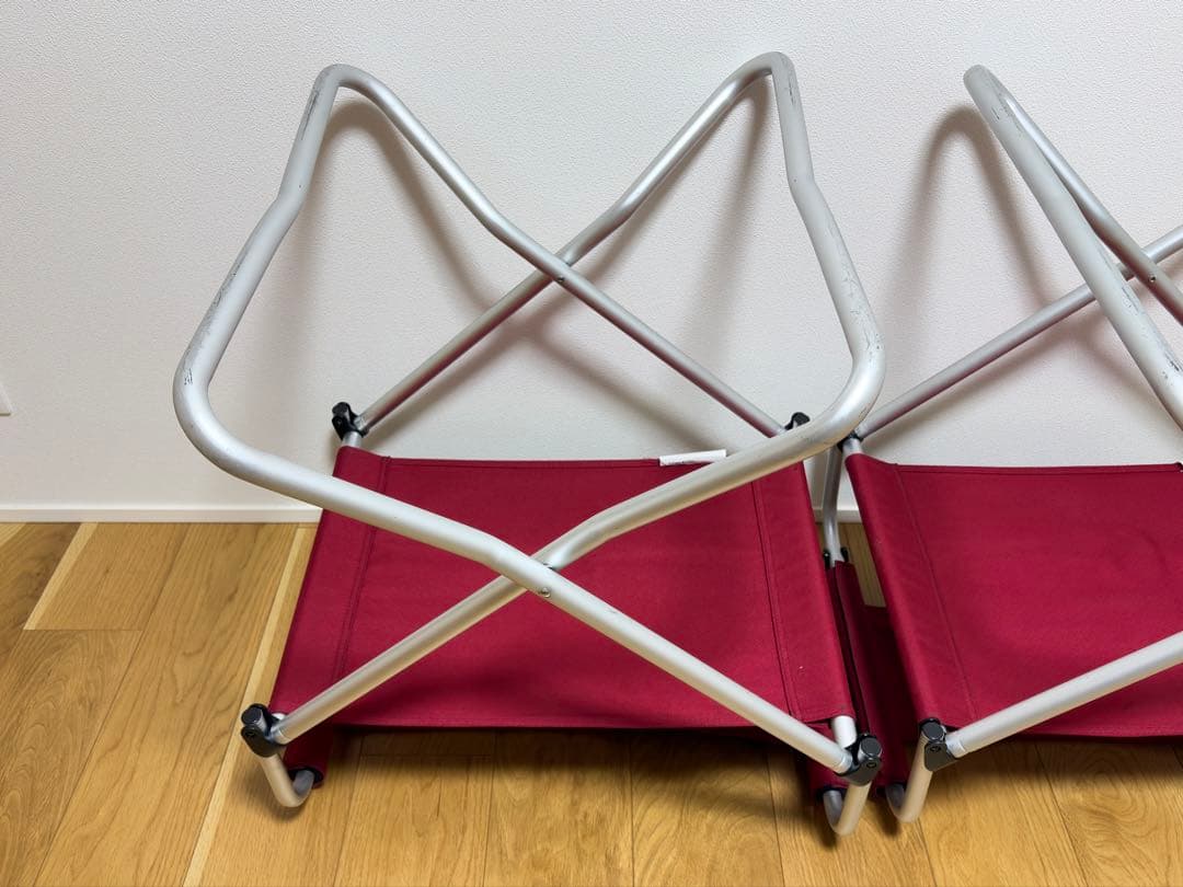 スノーピーク　FDチェアワイドRD LV-077RD　2脚セット　③
