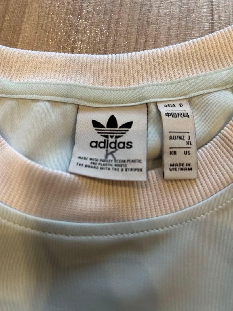 adidas originals Tシャツショーツ ミントグリーン レディースM
