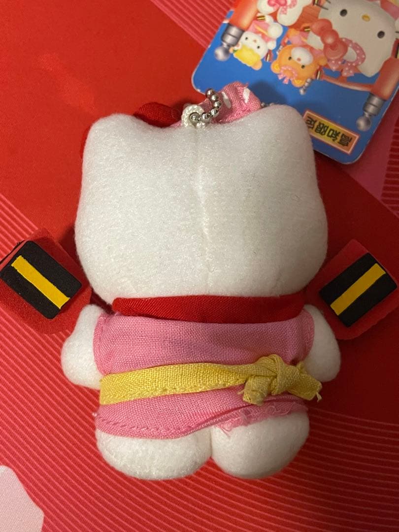 ハローキティ　ご当地ぬいぐるみ　高知限定　よさこい　開封済　タグ付き