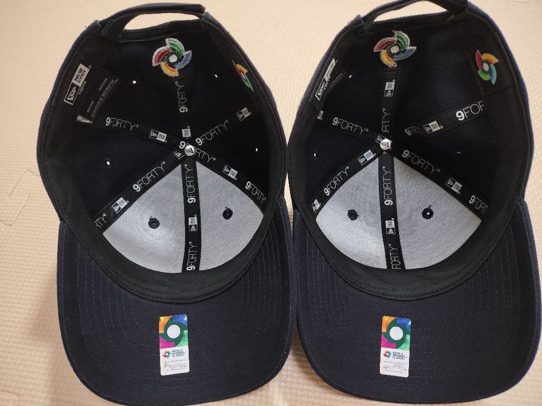 NEW ERA 9FORTY J ロゴ キャップ キッズ　ジュニア　２つセット