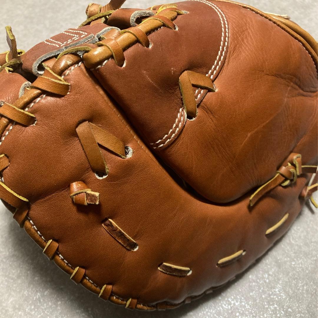 王冠ゼット ZETT 一般 大人用 軟式 野球 グローブ ファーストミット 良品