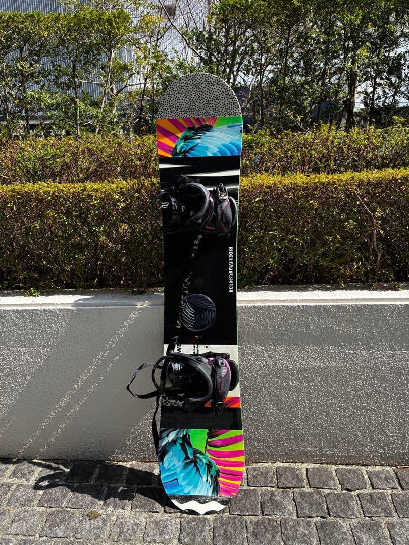 ビンディング(head)付き　スノーボードRIDE RAPTURE 138センチ