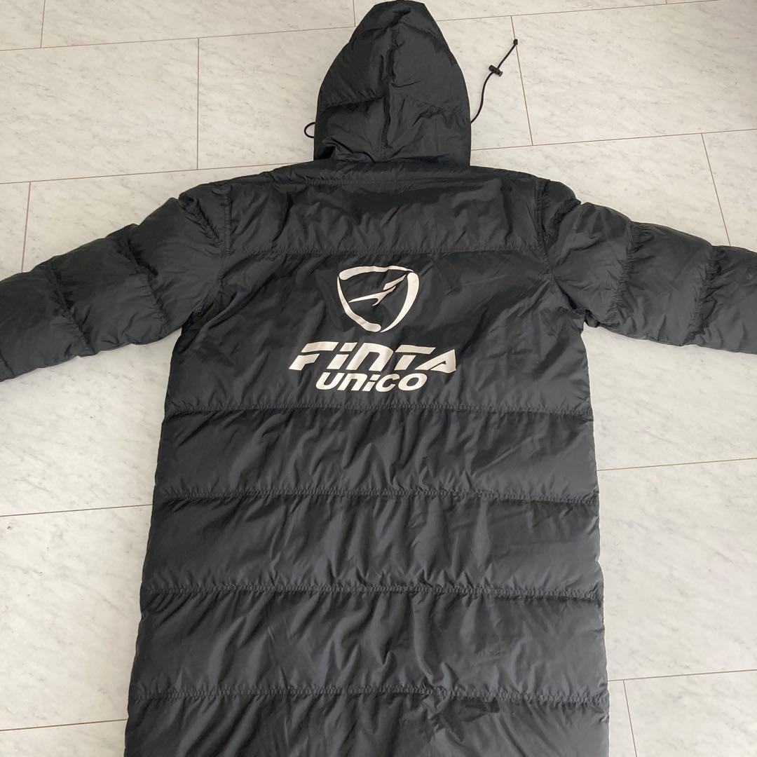 定価2.2万円 FINTA フィンタ ダウンベンチコート L サッカー 観戦