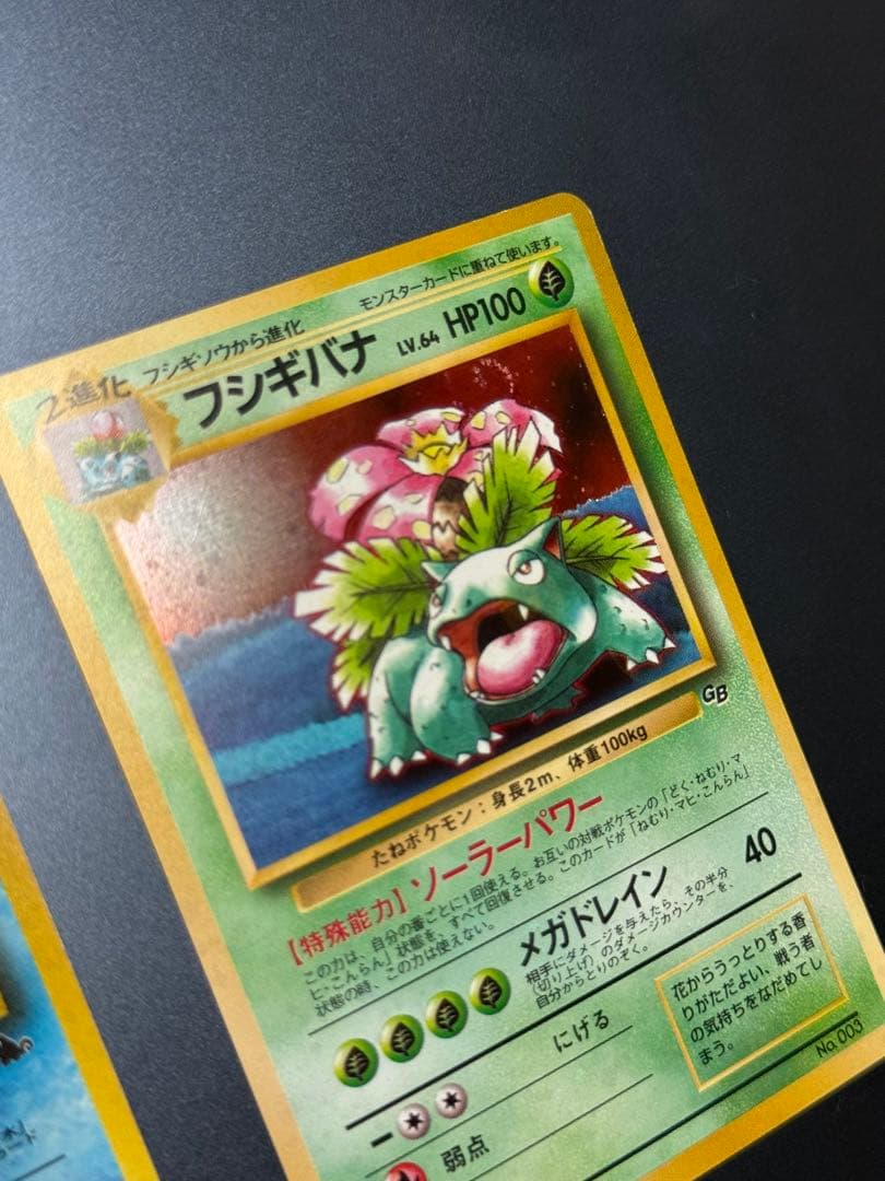 美品　旧裏　とりかえっこ　フシギバナ　カメックス　ポケモンカード