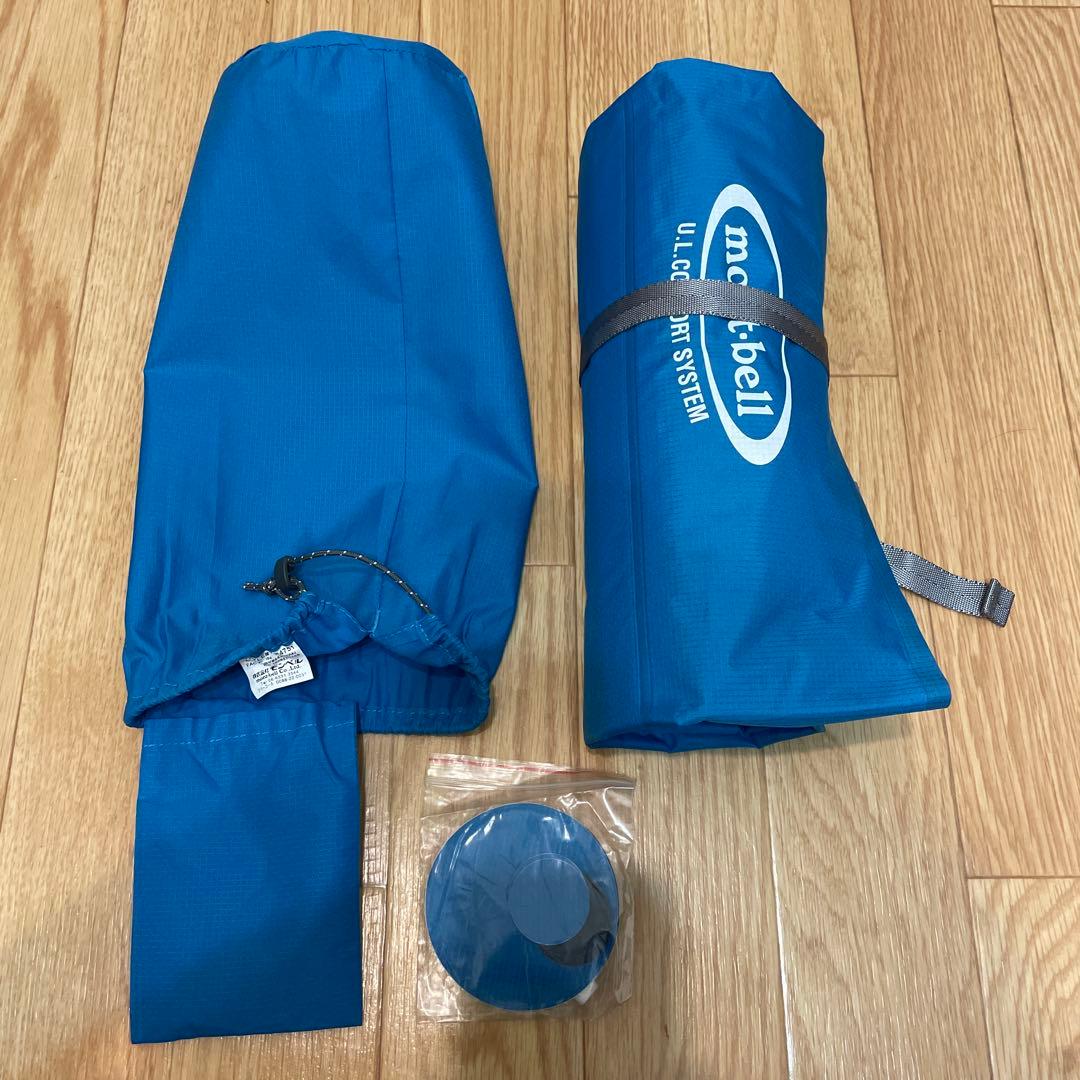 mont-bell AIR PAD WIDE 180 青　モンベル　エアパッド