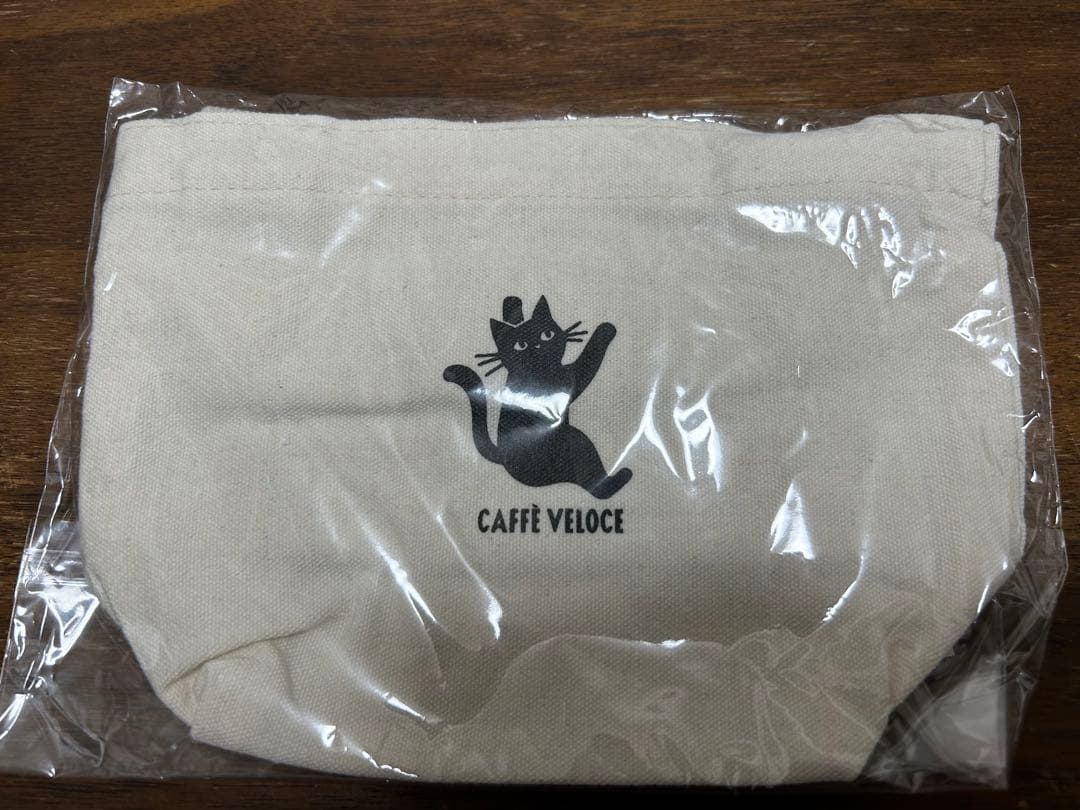 黒猫デザイン ハンドタオル・ミニバッグセット
