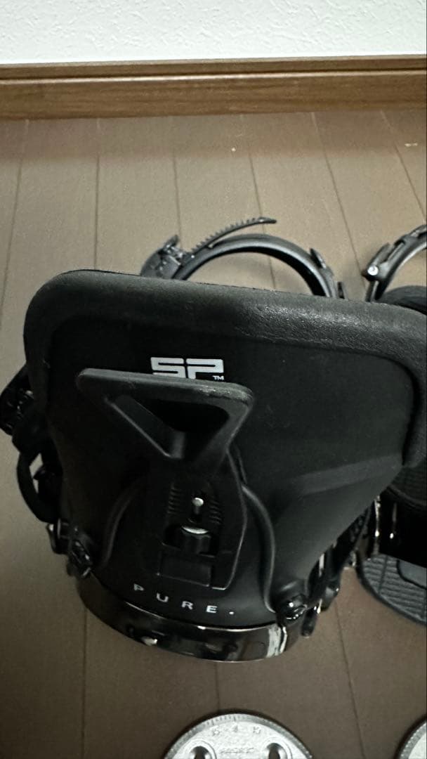 SPビンディング　PURE スノーボードビンディング ブラック　Mサイズ