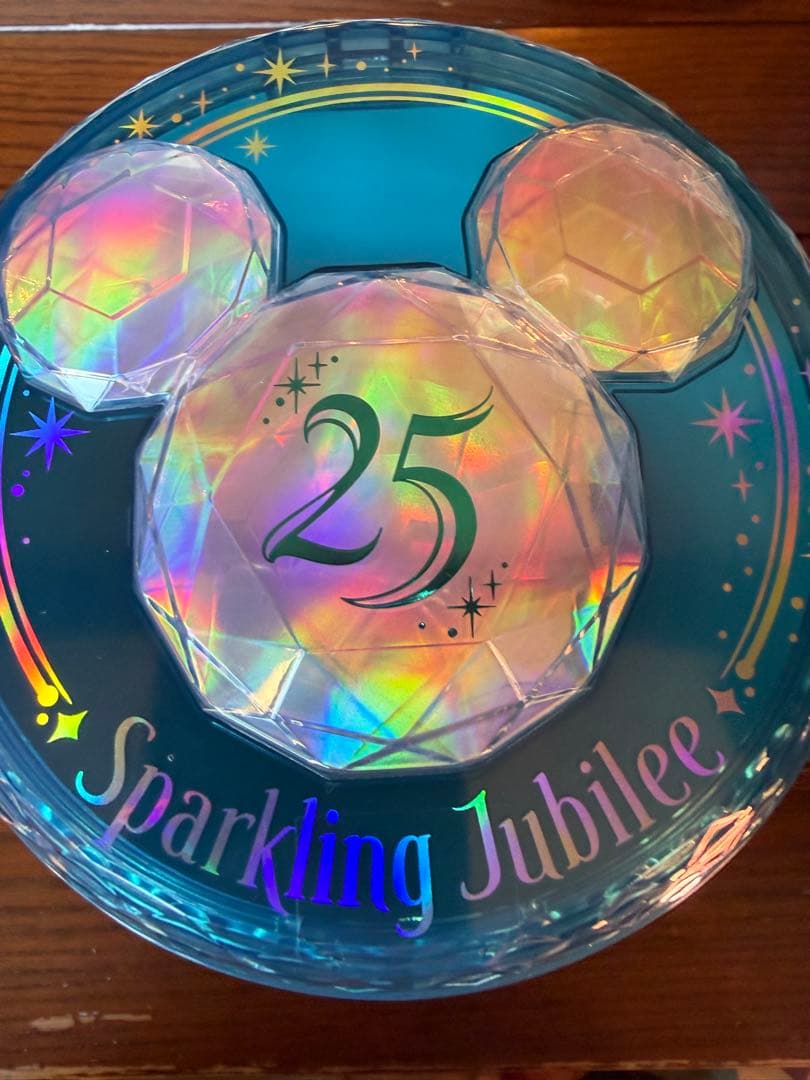 ディズニーシー25周年　ポップコーンバケット　スパークリングジュビリー　タグ付き