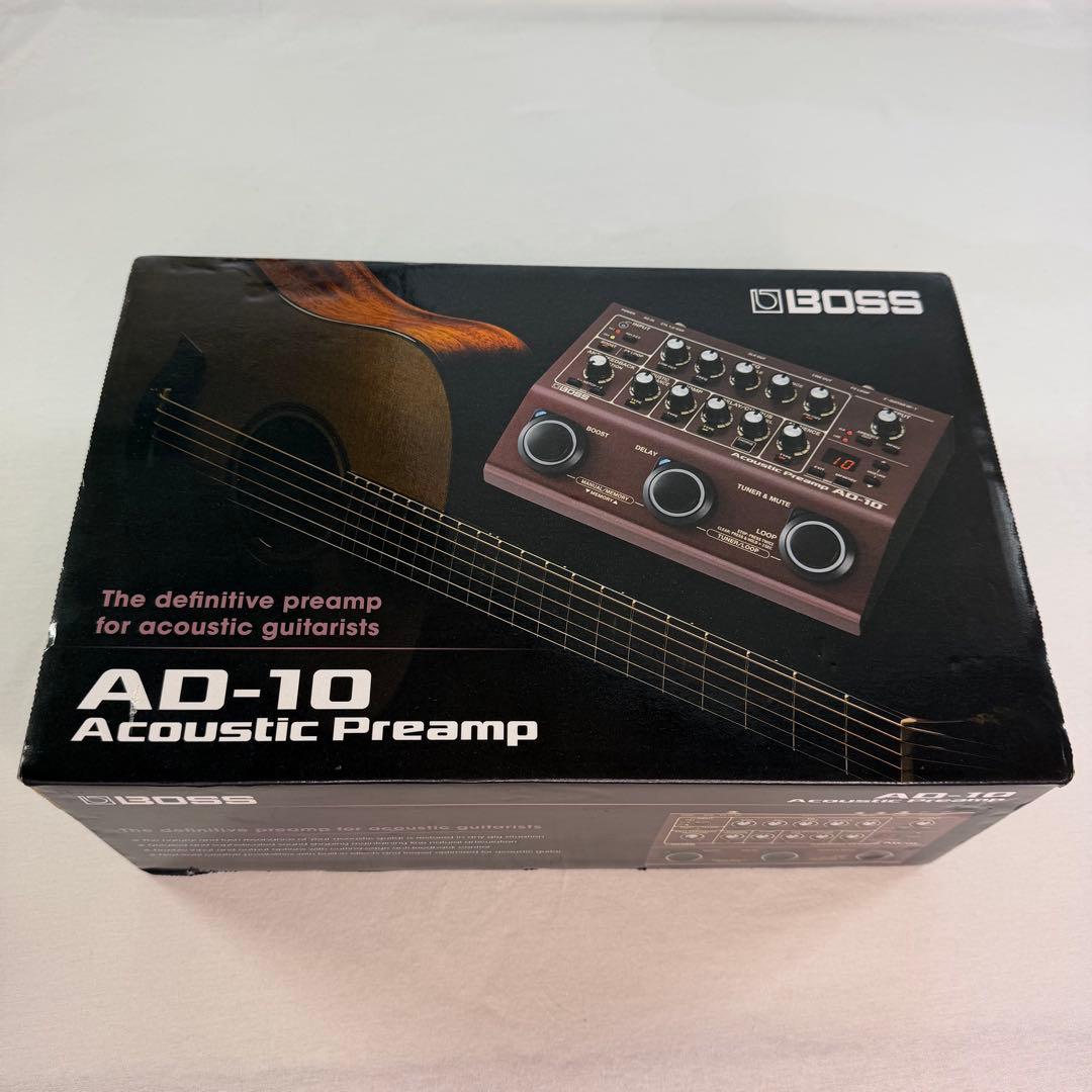 【極美品】BOSS AD-10 Acoustic Preampアコギ用プリアンプ