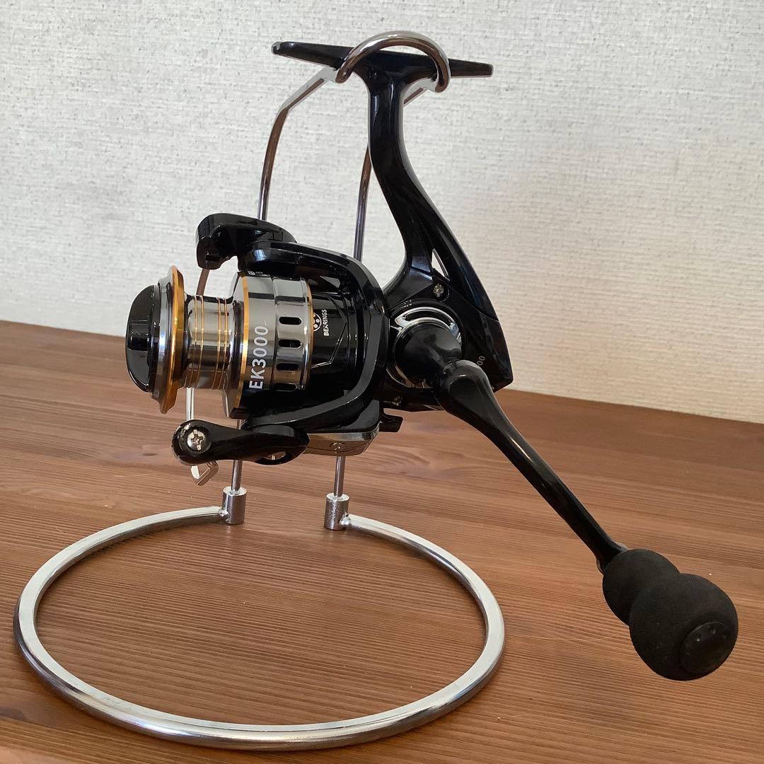 コンパクトロッド　4ピース2.4mスピニングロッド&スピニングリール3000番