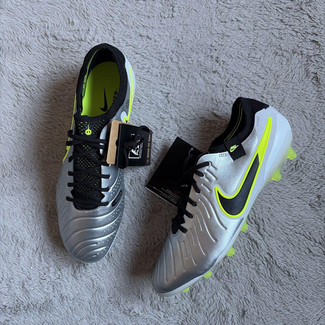 新品 NIKE ティエンポ レジェンド 10 エリート AG-PRO シルバー