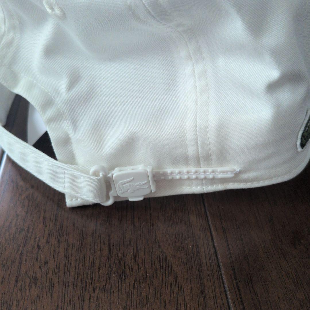 LACOSTE ゴルフキャップ ホワイト