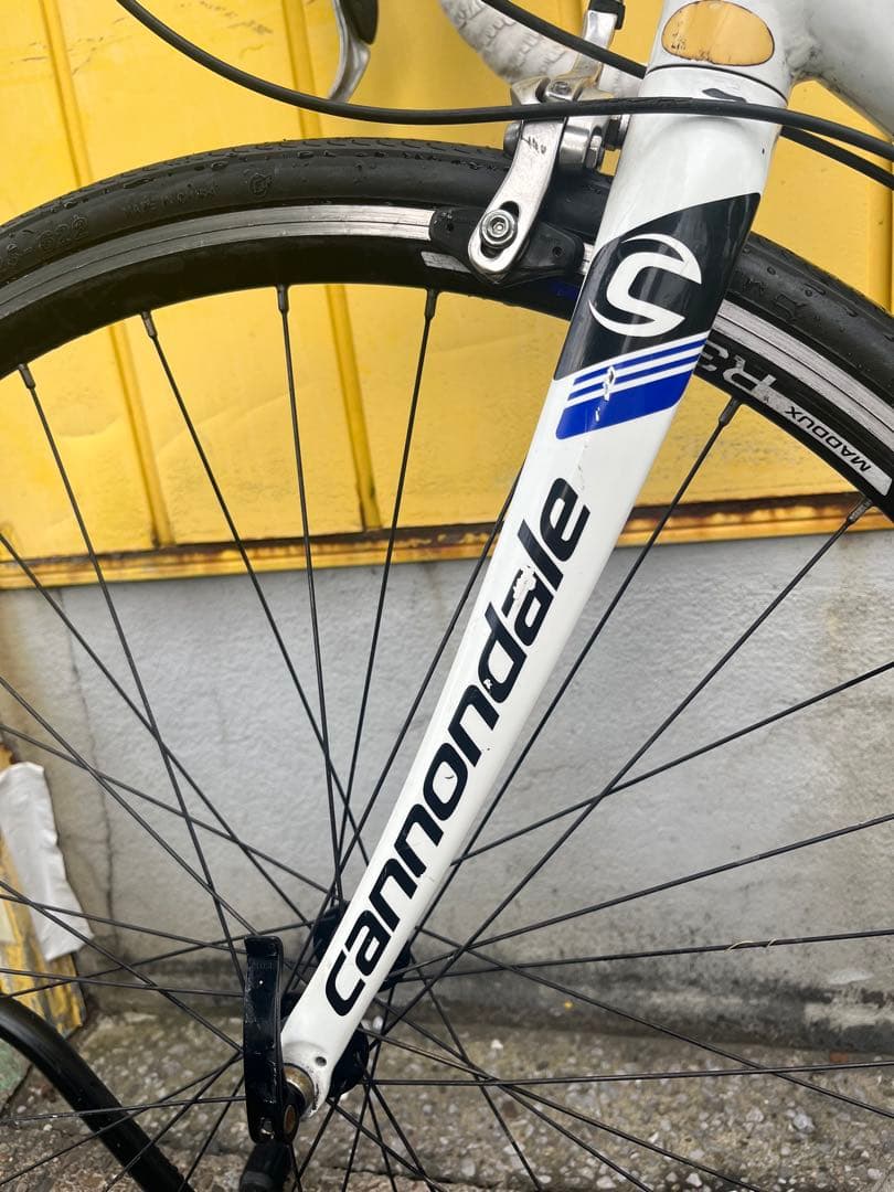 【雪ぎつね】CANNONDALE CAAD8 ロードバイク ホワイト