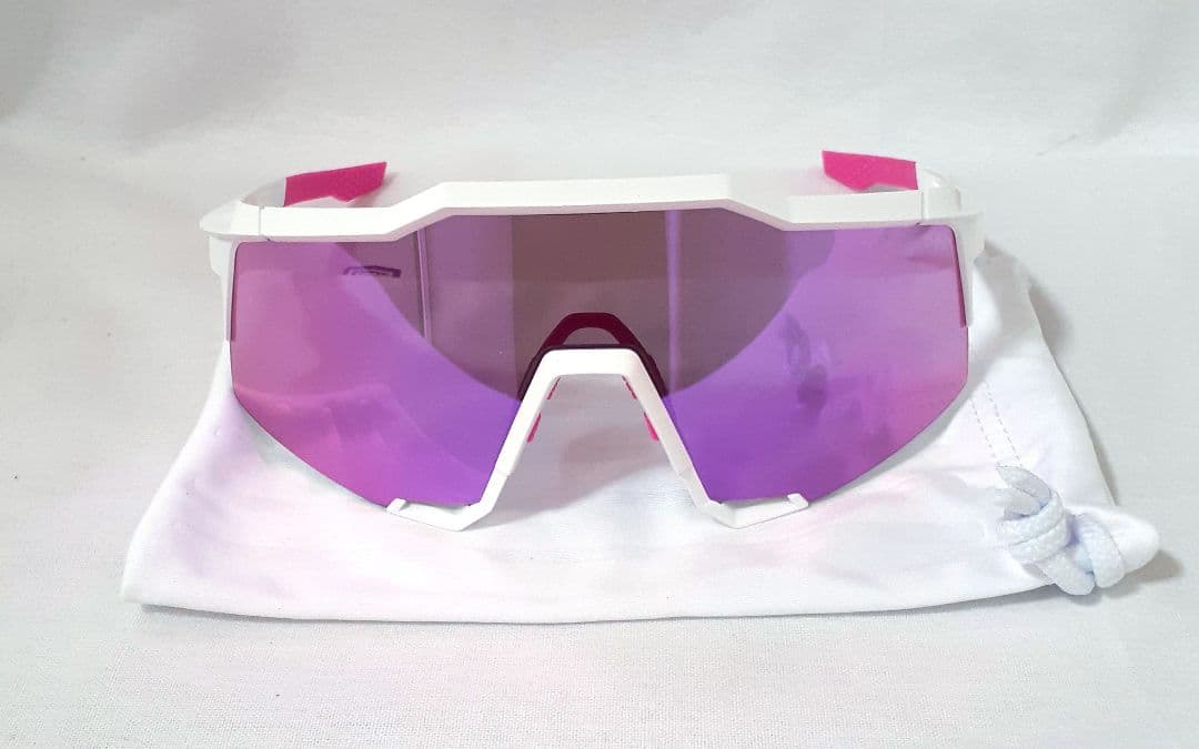 100% Speedcraft カスタム ホワイト パープル ワンハンドレッド