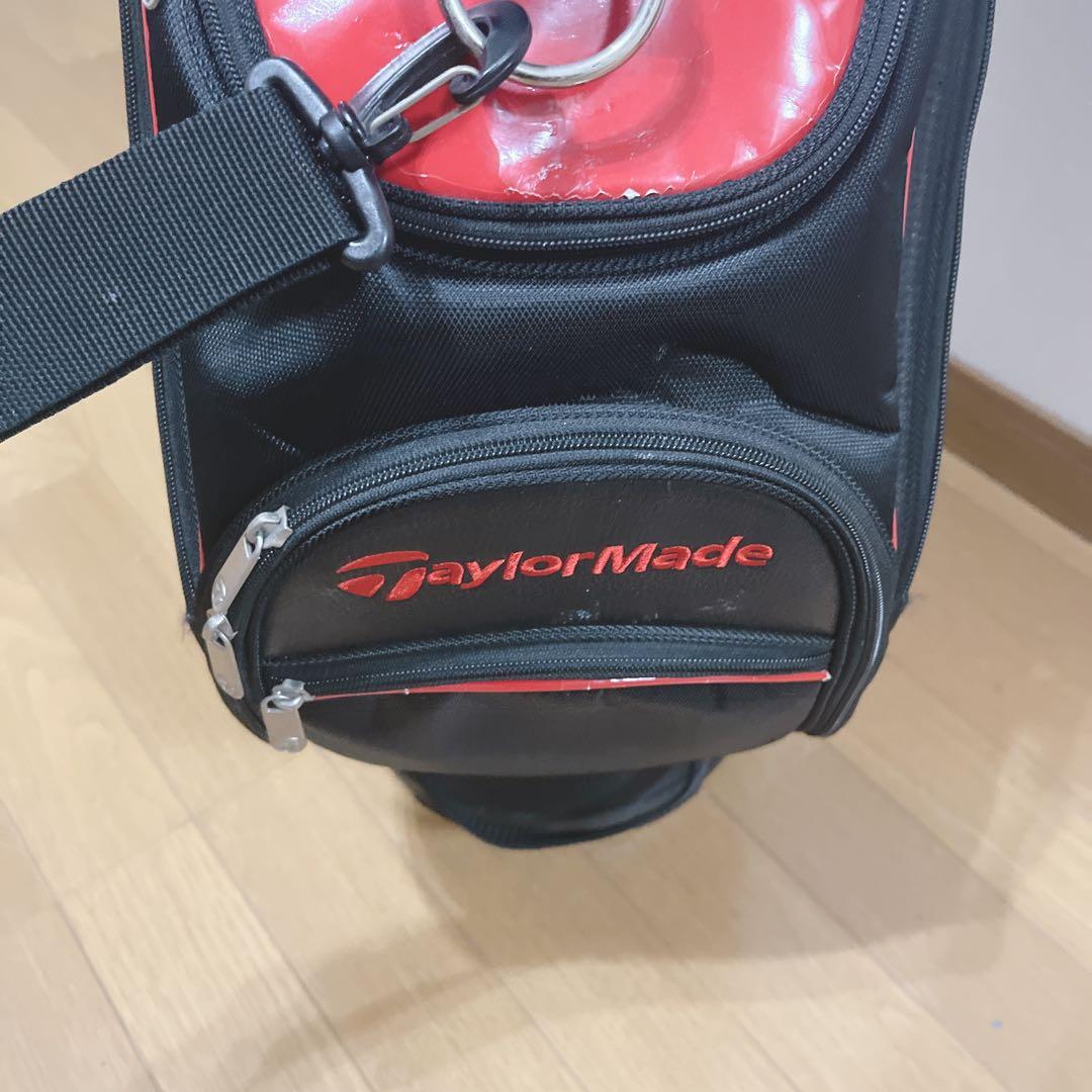 K264 TaylorMade キャディバッグ 赤黒 フード無し