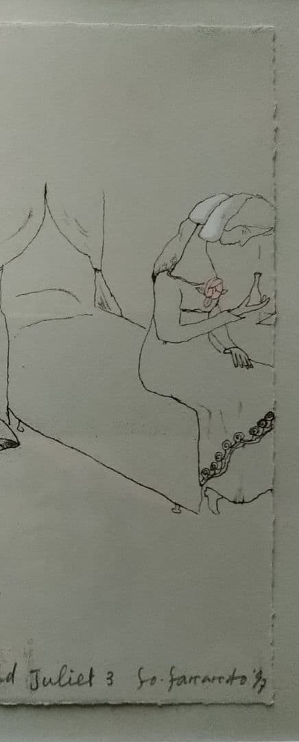 oy山本容子さんの銅版画 ロミオとジュリエット3 自筆サイン 限定HC 非売品