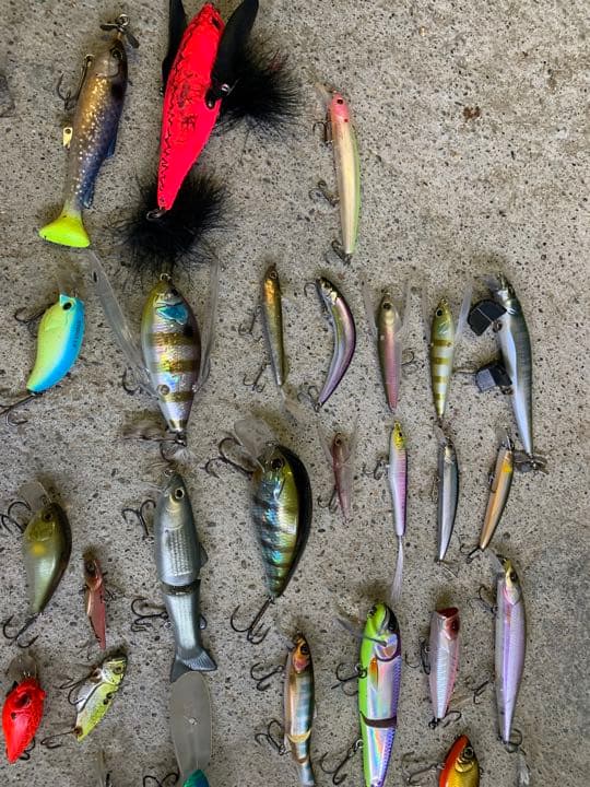 バス釣り引退　ルアーセット