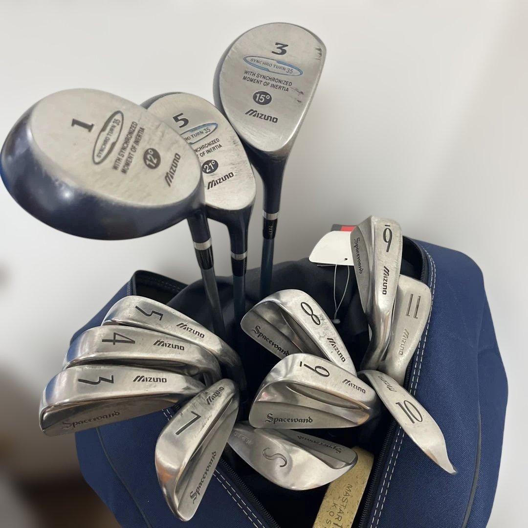 MIZUNOクラブ　le coq sportifバッグ　中古　メンズ　セット