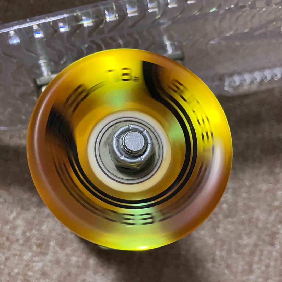 SUNSET サンセット スケートボード 光るウィール 美品