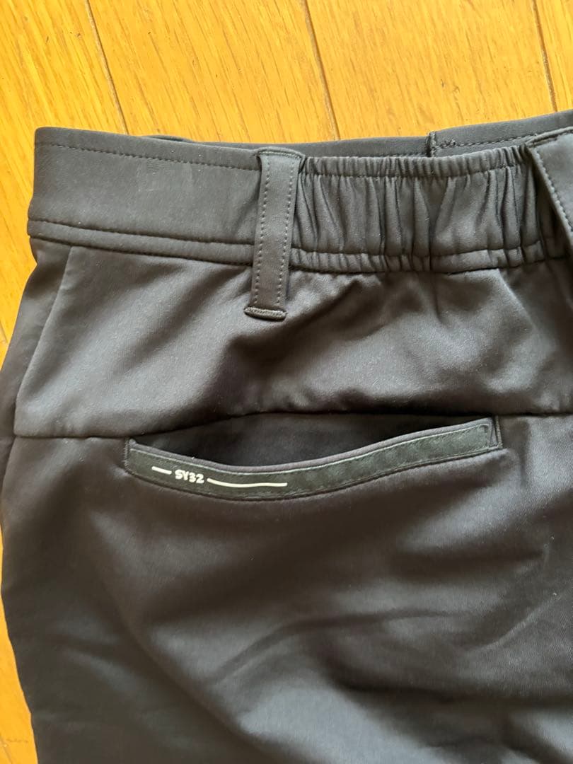 SY32 ブラックショートパンツ　サイズXL