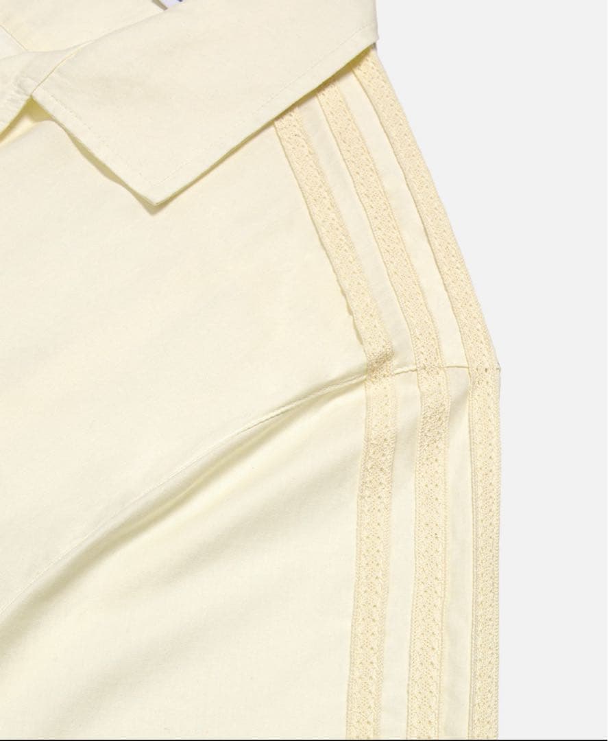 新品2XL ADIDAS X CLOT ボウリングシャツ ホワイトJP1599