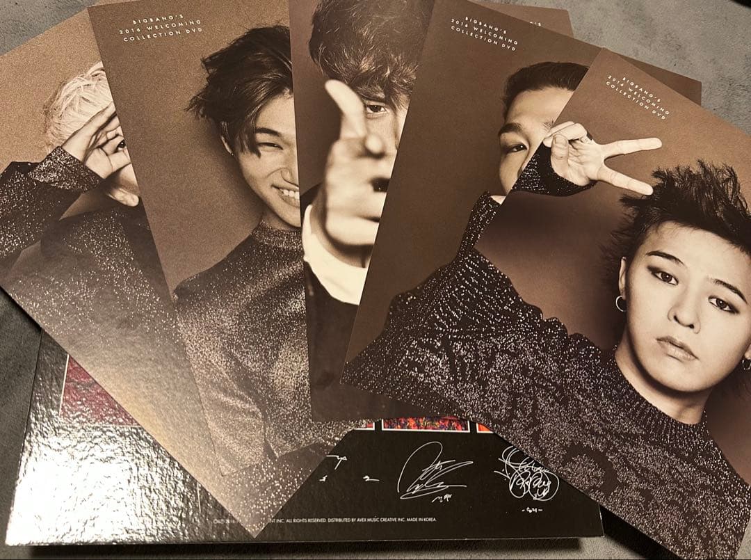 アイドル BIGBANG 2016 welcoming collection DVD