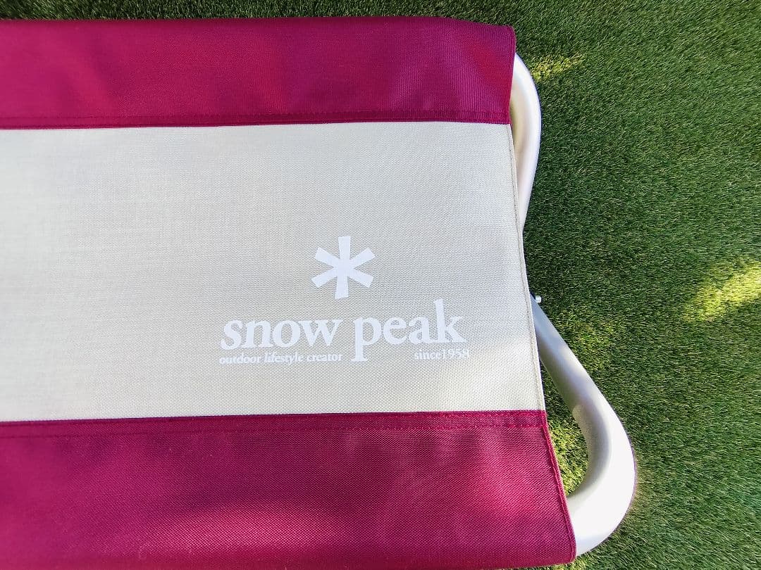 ☆希少☆美品☆peak LV-061RD フォールディングベンチ レッド